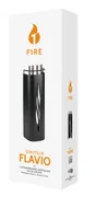 Serviteur FLAVIO acier noir FIRE 002.20251n, 3 accessoires