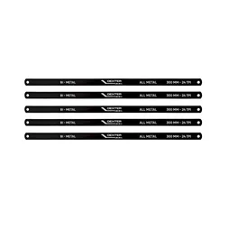 Lot de 5 lames pour scie à métaux, 24 tpi, 300 mm, DEXTER PRO