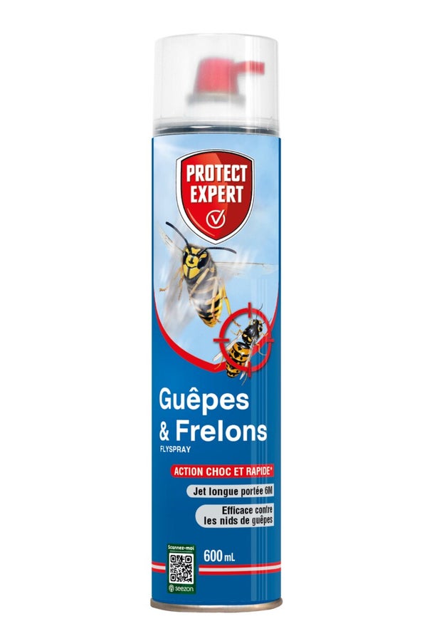 Insecticide aérosol guepes 600 ml protect expert