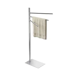 Porte-serviette sur pied argent SENSEA