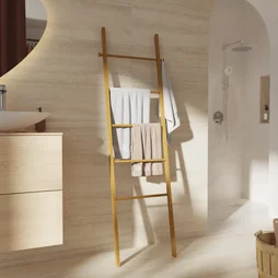 Echelle porte-serviette marron SENSEA