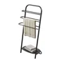Porte-serviette sur pied noir SENSEA