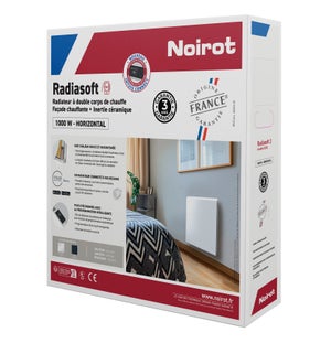 Radiateur radiasoft 2 1000w h noirot blanc
