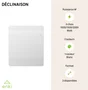 Radiateur électrique connecté à inertie sèche 1500W Walter 2 vertical NOIROT