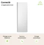 Radiateur électrique connecté à inertie sèche 1500W Walter 2 vertical NOIROT