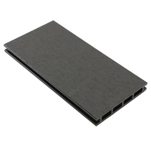 Planche terrasse composite Dolma, anthracite, 240x14,2x2,2 cm NATERIAL