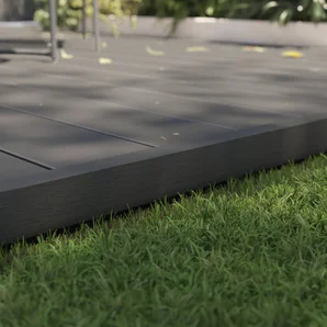 Planche terrasse composite Dolma, anthracite, 240x14,2x2,2 cm NATERIAL