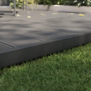 Planche terrasse composite Dolma, anthracite, 240x14,2x2,2 cm NATERIAL