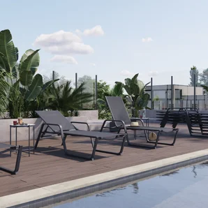 Planche terrasse composite Dolma, chocolat, 240x14,5x2,1 cm NATERIAL