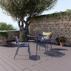 Planche terrasse composite Himya, gris clair, 240x14,2x2,2 cm NATERIAL