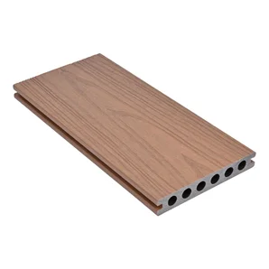 Planche terrasse composite Himya, teck, 240x14,2x2,2 cm NATERIAL