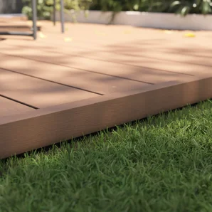 Planche terrasse composite Himya, teck, 240x14,2x2,2 cm NATERIAL