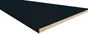 Tablette mélaminé, noir sauge mat, L.250 x l.50 cm x Ep.18 mm