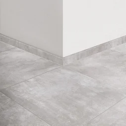 Lot de 2 carrelage Connect, gris, Ht. x L. 60 cm, Ep.7.4 mm