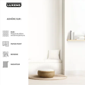 Peinture mur, boiserie, radiateur satin LUXENS Couvrant 10L+20% gratuit