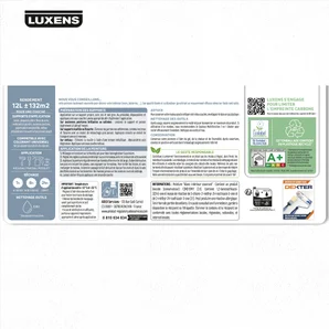 Peinture mur, boiserie, radiateur satin LUXENS Couvrant 10L+20% gratuit