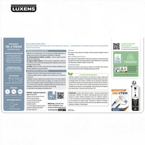 Peinture mur, boiserie, plafond blanc mat LUXENS Couvrant 10L+20% gratuit