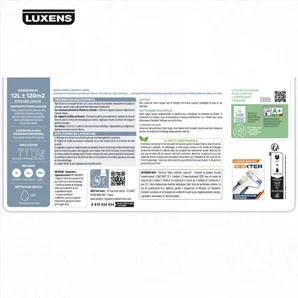 Peinture mur, plafond, boiserie blanc velours LUXENS Couvrant 10L+20% grat