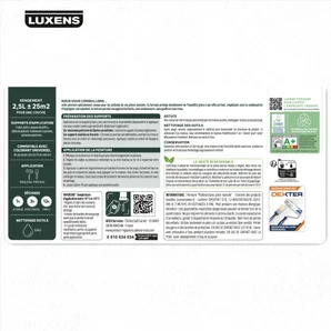 Peinture plafond blanc LUXENS mat Pièce humide 2.5L