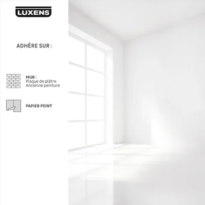 Peinture mur blanc mat LUXENS Classique 10L+20% gratuit