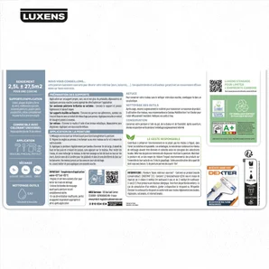 Peinture mur, plafond, boiserie, blanc mat LUXENS Couvrant 2.5L