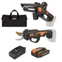 Pack mini-élagueuse + sécateur WORX 20V WG907E