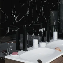 Renowall 70 x 40cm 2,24m²  marbre noir ARTENS