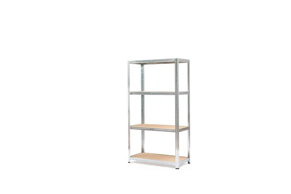Etagère acier galvanisé AVASCO, 175 kg, 4T, H.148 x l.80 x P.40 cm