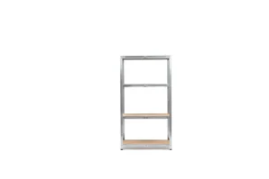 Etagère acier galvanisé AVASCO, 175 kg, 4T, H.148 x l.80 x P.40 cm