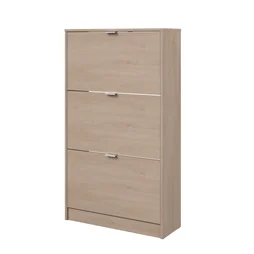 Meuble à chaussures marron 18 paires H.120.4 x l.68.9 x P.24.9 cm