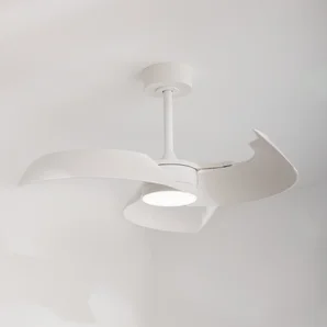 Ventilateur de plafond LED connecté, Cadix D.91cm, INSPIRE, blanc, compatible ENKI