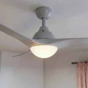 Ventilateur de plafond TOKYO 2x E27 d112 cm argent INSPIRE