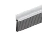 Bas de porte de garage à visser brosse ELLEN, L.250 cm H50mm aluminium