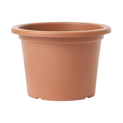Pot de fleur rond D.40 x H.27.5 cm orange