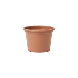 Pot de fleur rond D.20 x H.14 cm terre cuite
