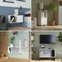 Etagere 2 cases spaceo kub blanc h36.1xl36.0xp31.7cm