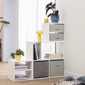 Etagere 1 case spaceo kub blanc h36.1xl36.0xp31.7cm
