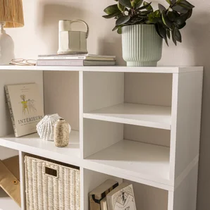 Etagere 2x4 cases spaceo kub blanc h70.5xl70.4xp31.7cm