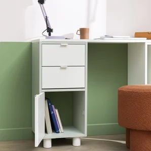 Etagere 2 cases spaceo kub vert sauge h36.1xl36.0xp31.7cm