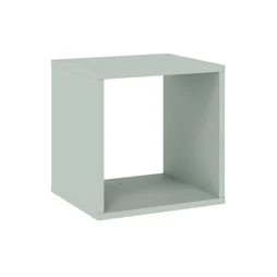 Etagere 1 case spaceo kub vert sauge h36.1xl36.0xp31.7cm