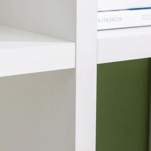 Etagere 2x2 cases spaceo kub blanc h70.5xl70.4xp31.7cm