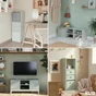 Etagere 3 cases spaceo kub vert sauge h36.1xl36.0xp31.7cm