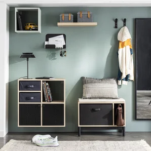 Etagere 2 cases spaceo kub chene h36.1xl36.0xp31.7cm