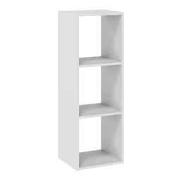Etagere 3 cases spaceo kub blanc h36.1xl36.0xp31.7cm