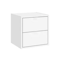 Tiroir spaceo kub blanc x2 h2,8xl32,8xp31,7cm
