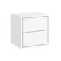 Tiroir spaceo kub blanc x2 h2,8xl32,8xp31,7cm