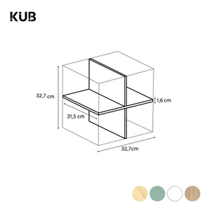 CROISILLON SPACEO KUB VERT SAUGE 2.7XP.31.5CM