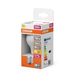 Ampoule led classique,  E27, 806lm = 60W, blanc chaud, dimmable, OSRAM