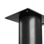 Lot de 2 pieds de meuble STANDERS fixe cylindrique, acier époxy Ht. maxi 75.0 x l.116.0 cm
