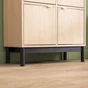 Pied de meuble STANDERS réglable cylindrique, acier époxy Ht. maxi 15.5 x l.70.0